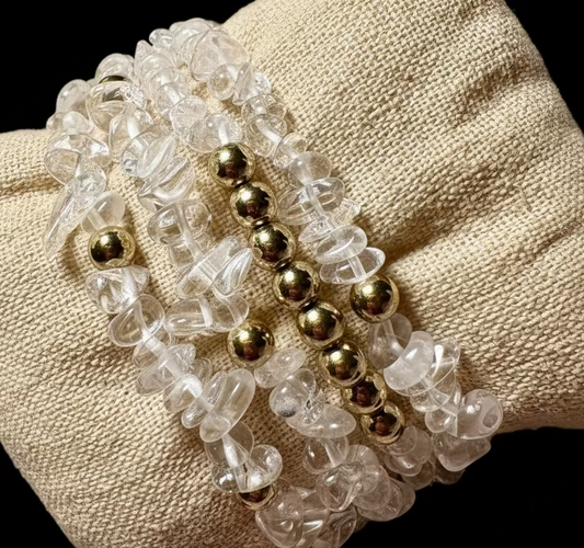 🤍CLEAR STONE CHIP SET🤍