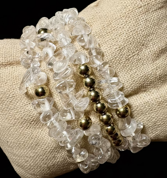 🤍CLEAR STONE CHIP SET🤍